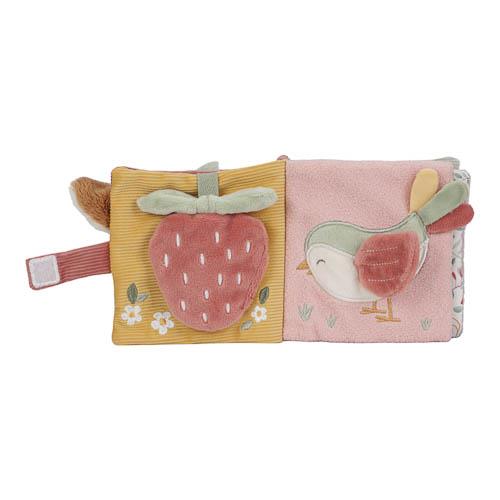 Little Dutch - Libro morbido con gancio da passeggino fairy garden