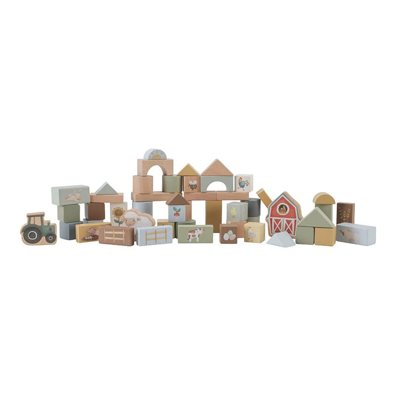 Little Dutch - Cubetti da costruzione Little farm