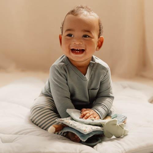 Little Dutch - Libro con gancio da passeggino forest friends