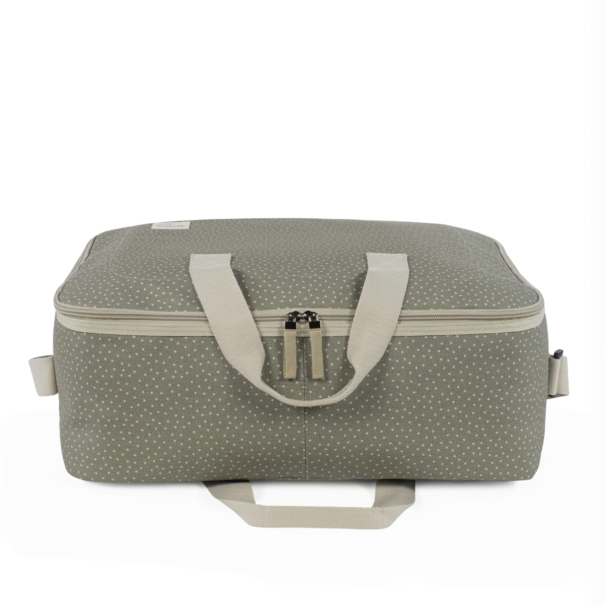 Walking Mum - Valigia pois poppy muschio