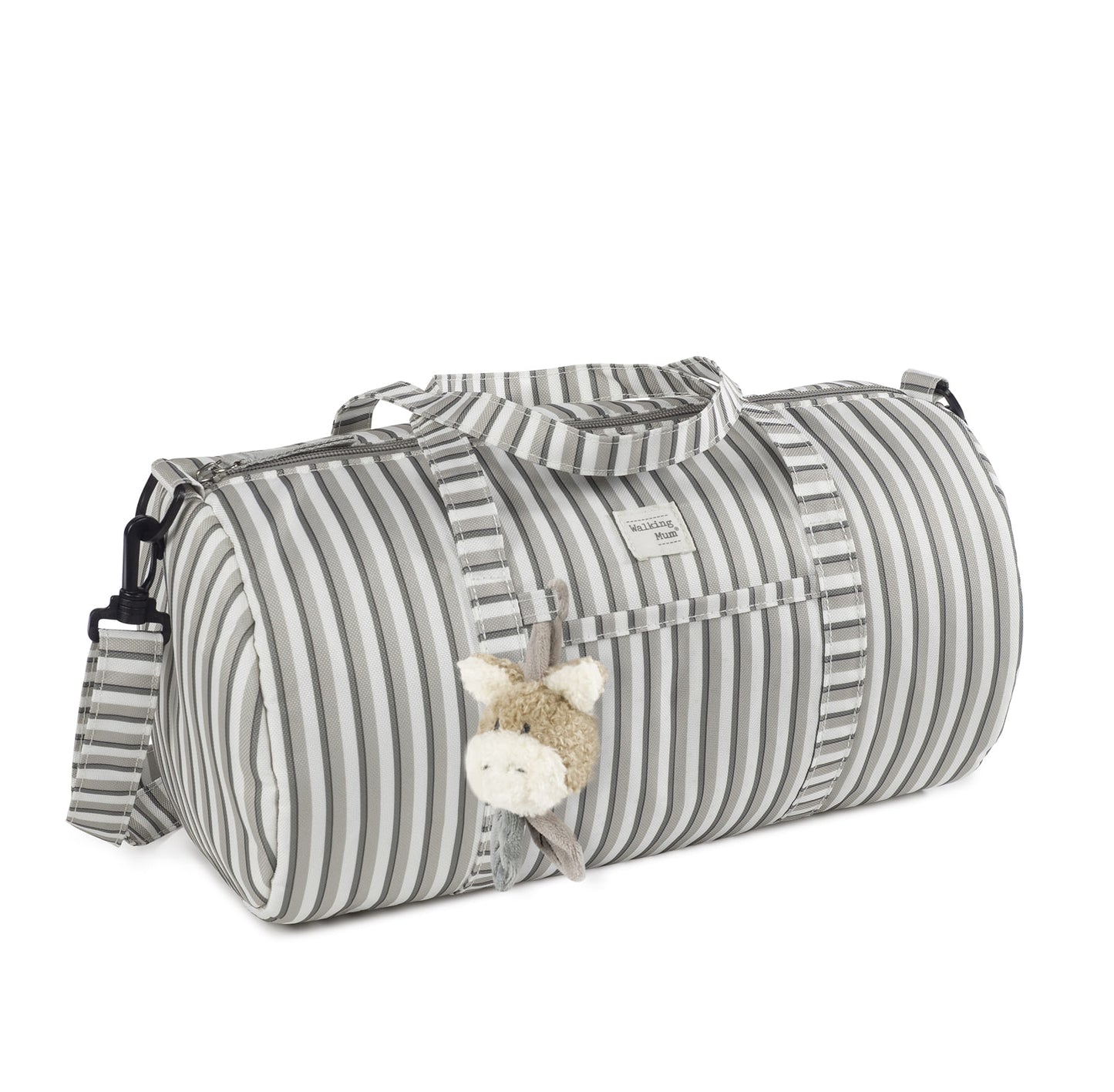 Walking Mum - Borsa weekend Botton strisce
