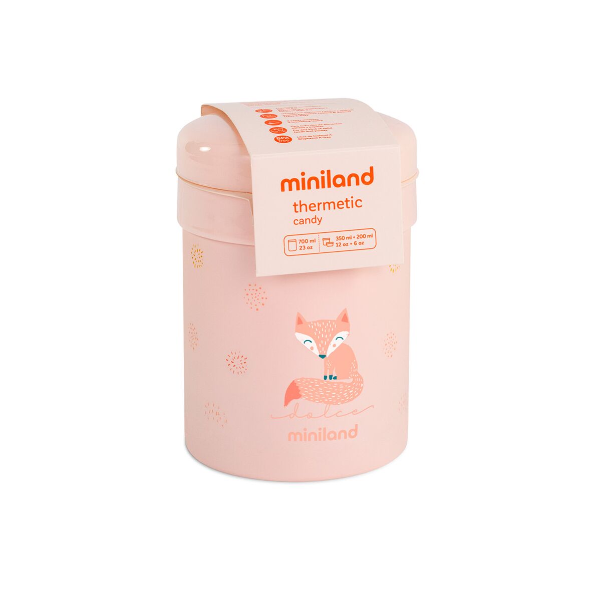 Miniland - Thermos portapappa candy da 700ml