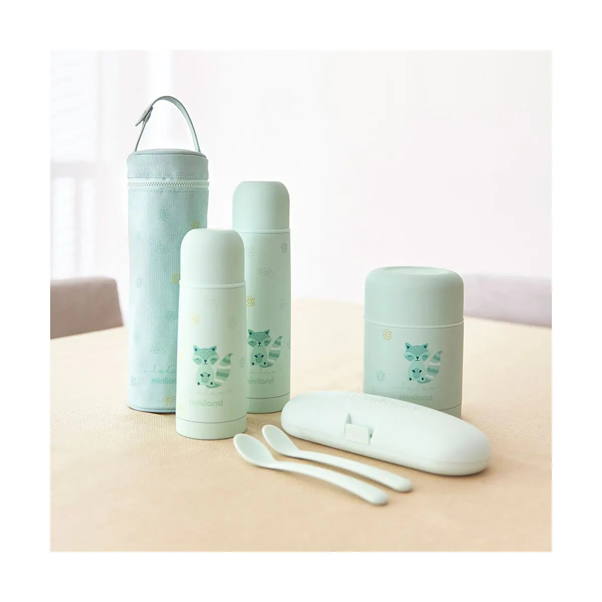 Miniland - Thermos per liquidi menta da 500ml