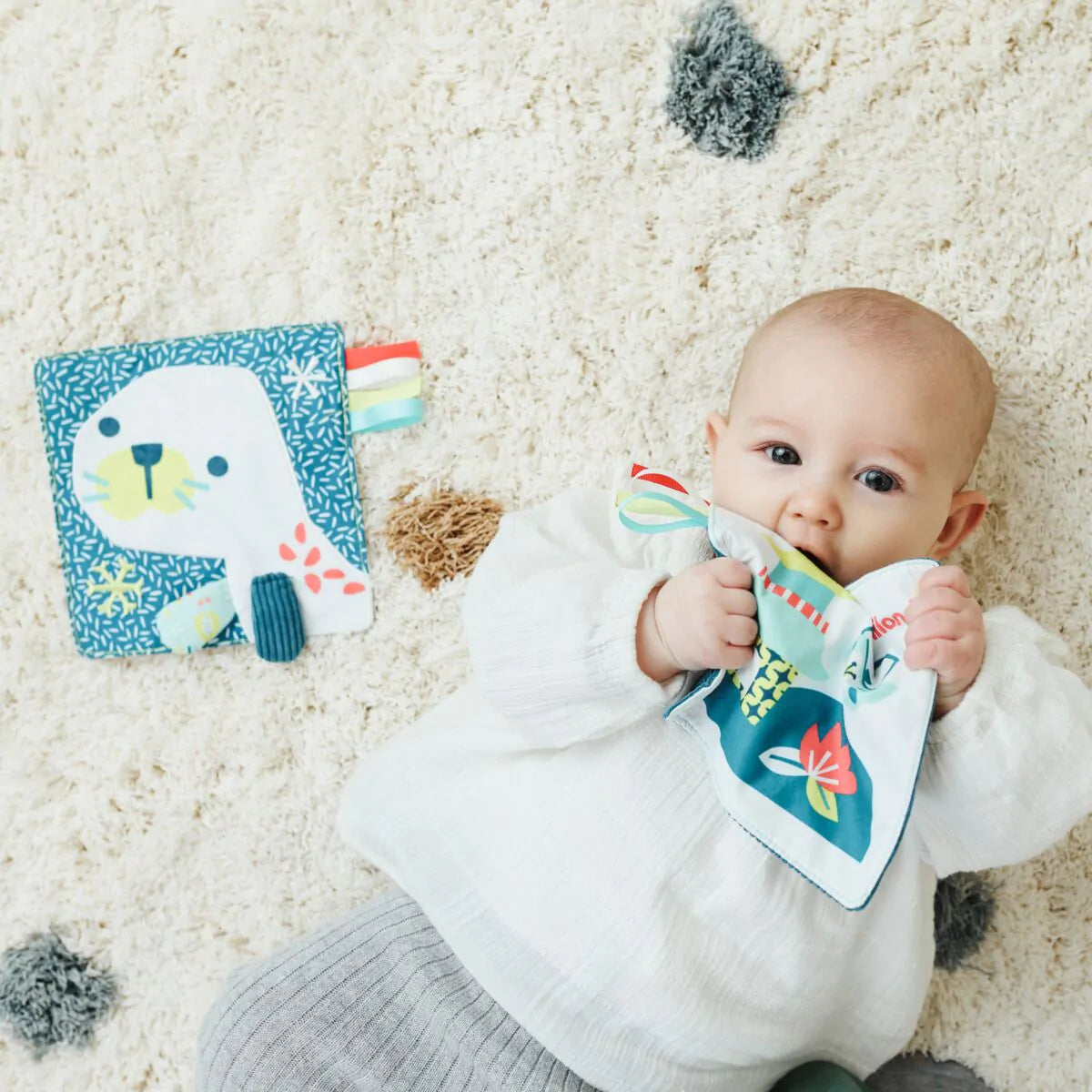 Miniland - Foglio morbido sensoriale leone marino