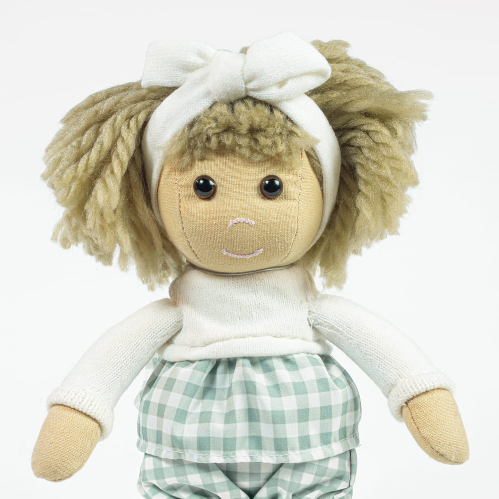 Pasito a Pasito - Bambola Cris Tom Vichy verde