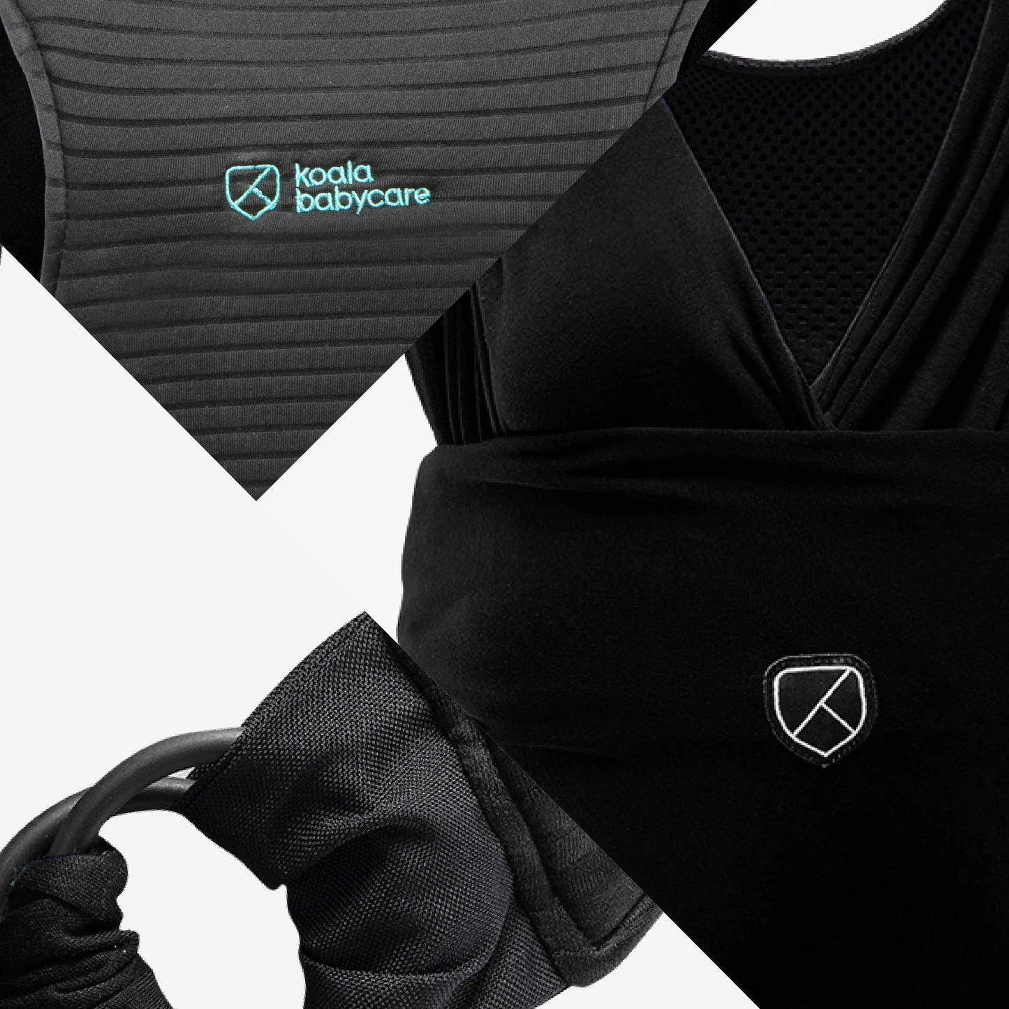Fascia porta bebè - Koala cuddle band 2, nera
