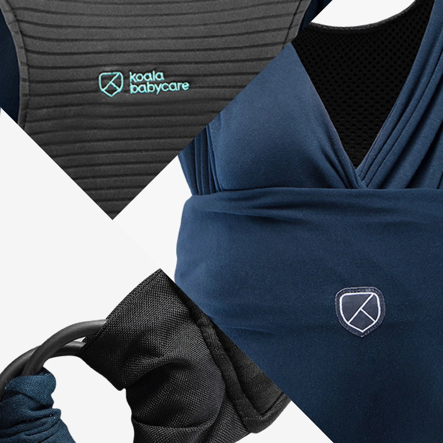 Fascia porta bebè - Koala cuddle band 2, blu