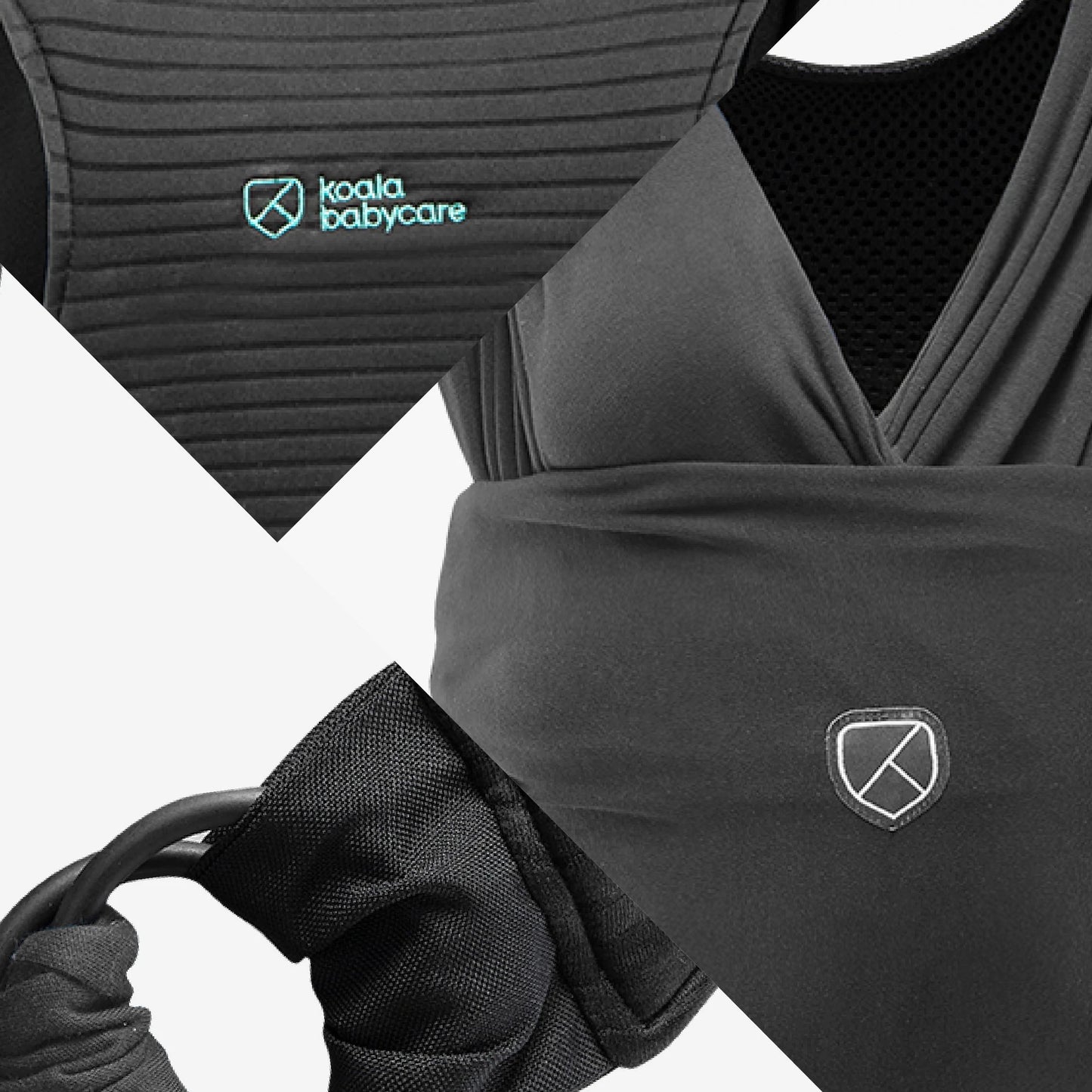 Fascia porta bebè - Koala cuddle band 2, grigio scuro
