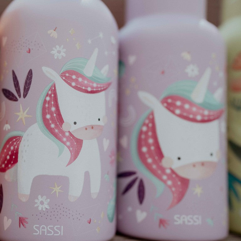 Sassi Junior Borraccia termica in acciaio unicorno 350ml