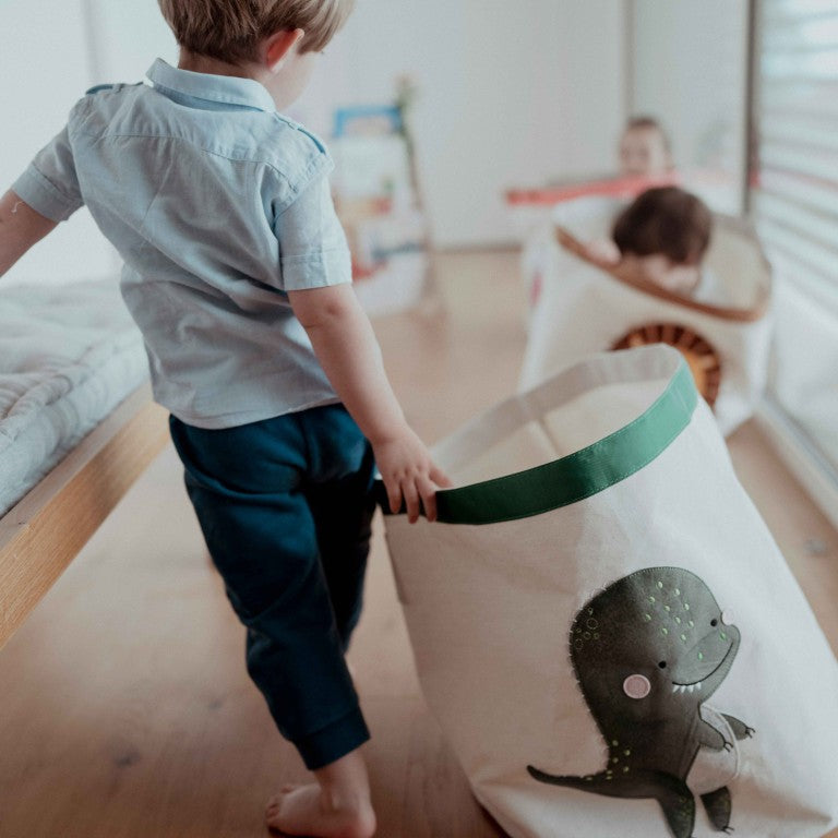 Sassi Junior Cesto porta giochi dinosauro