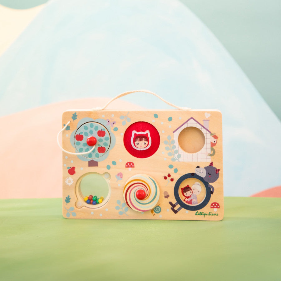 Lilliputiens - Fiabe, valigia scoperta in legno