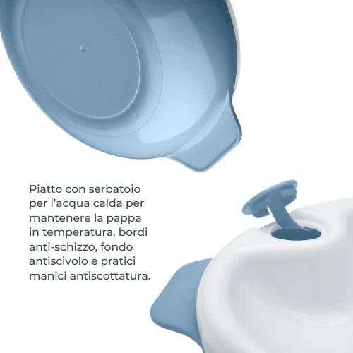 Nuvita - Set pappa 6m+ powder blu