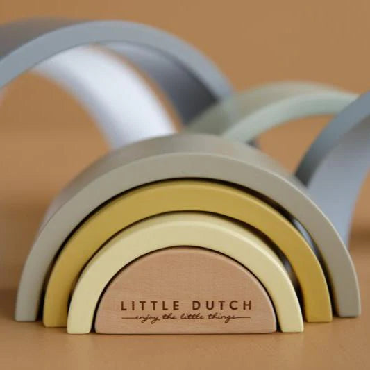 Little Dutch - Arcobaleno in legno blu