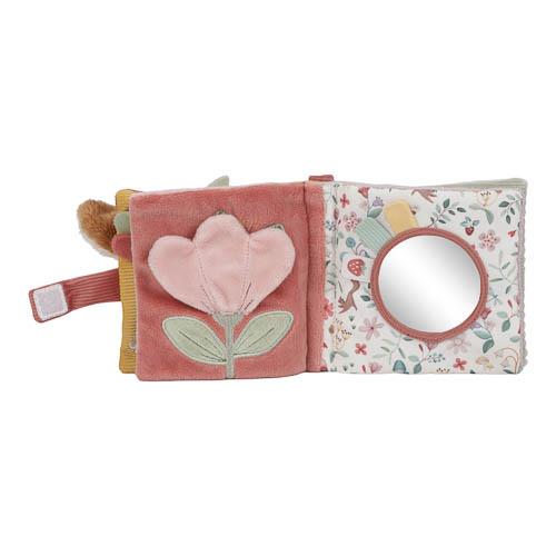 Little Dutch - Libro morbido con gancio da passeggino fairy garden