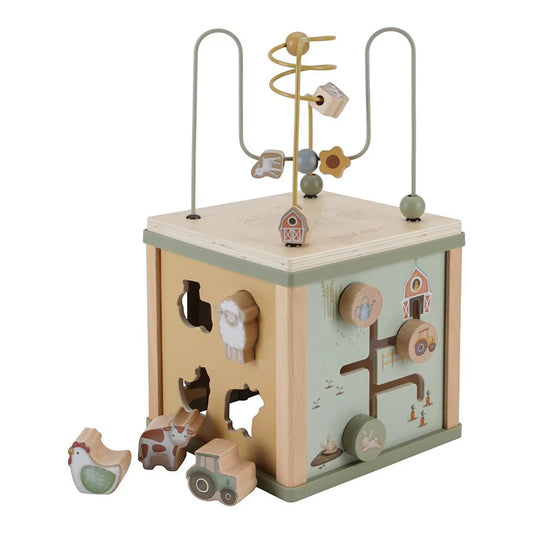 Little Dutch - Cubo multi-attività in legno little farm