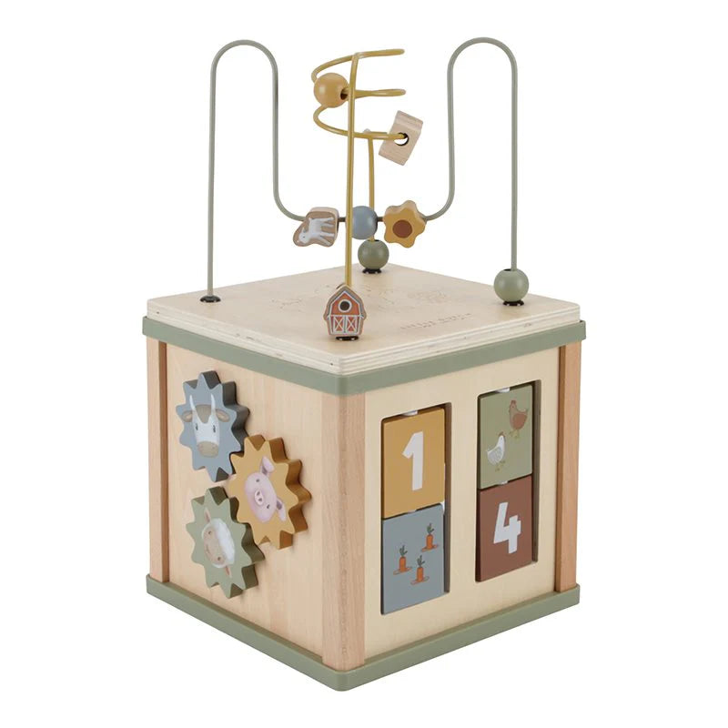 Little Dutch - Cubo multi-attività in legno little farm