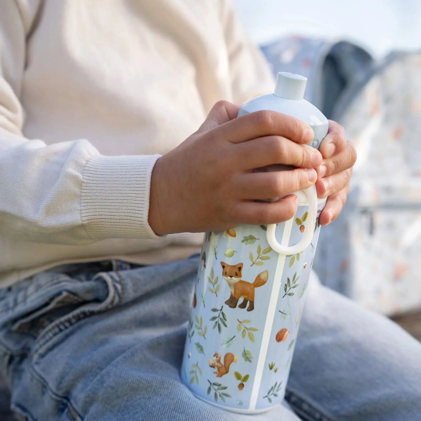 Little Dutch - Borraccia pop-up Forest Friends 400ml