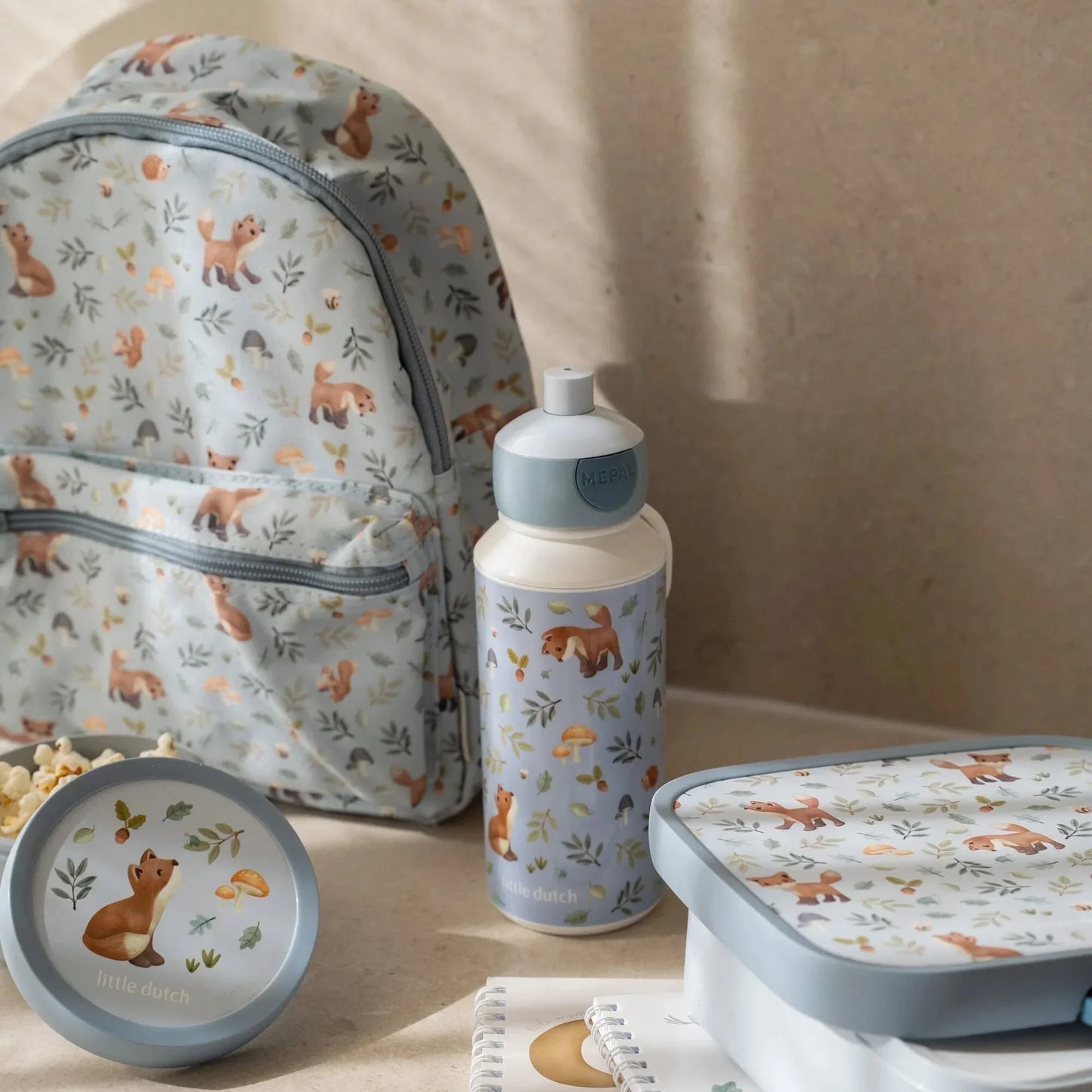 Little Dutch - Borraccia pop-up Forest Friends 400ml