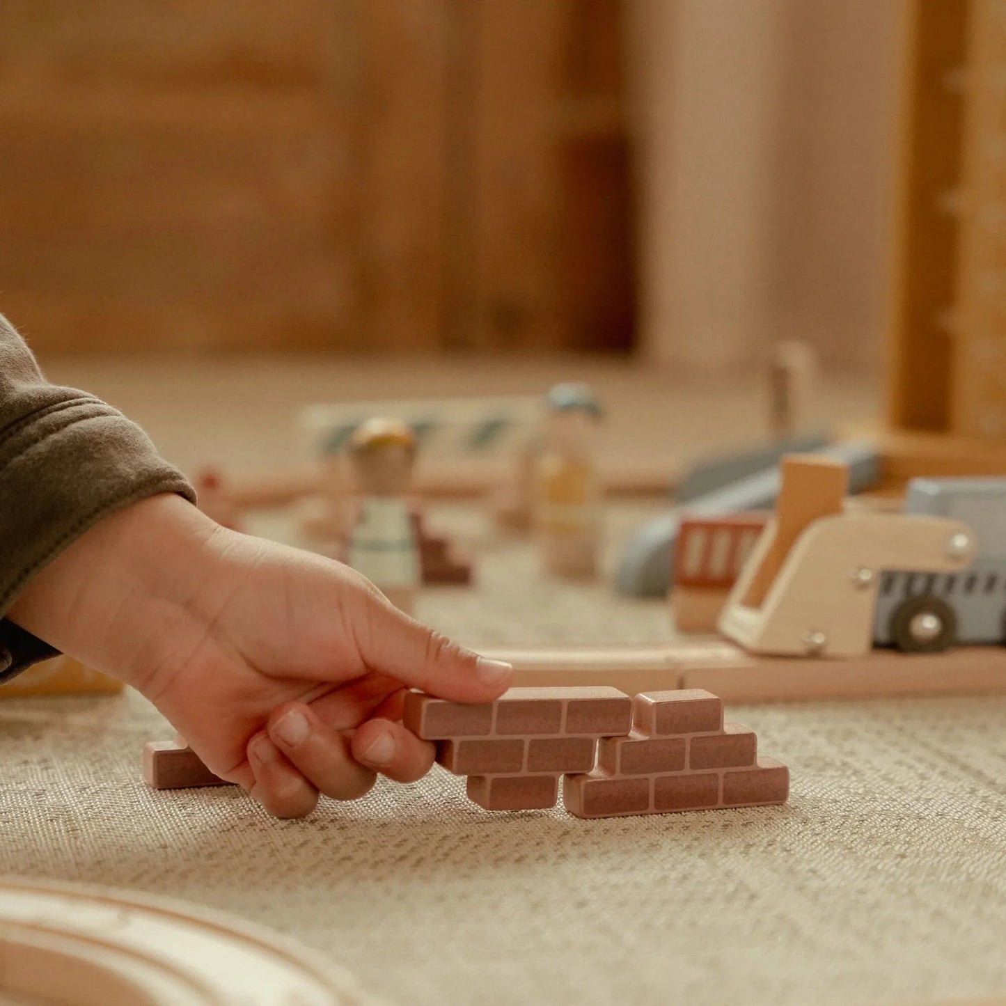 Little Dutch - Set gru con binari del trenino