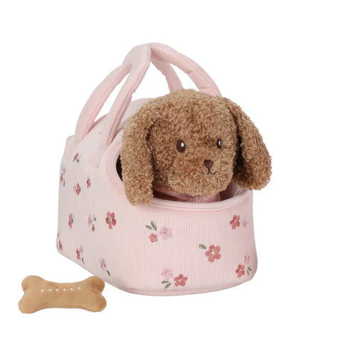 Little Dutch - Peluche cane Jackey con trasportino