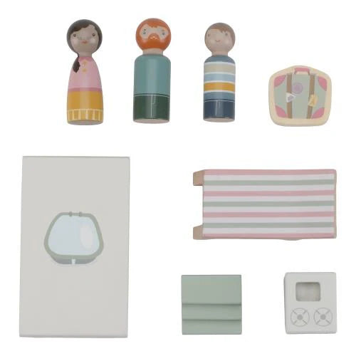 Little Dutch - Macchina con caravan e personaggi