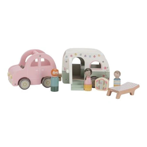 Little Dutch - Macchina con caravan e personaggi