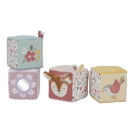Little Dutch - Set 4 cubi morbidi Forest Friends