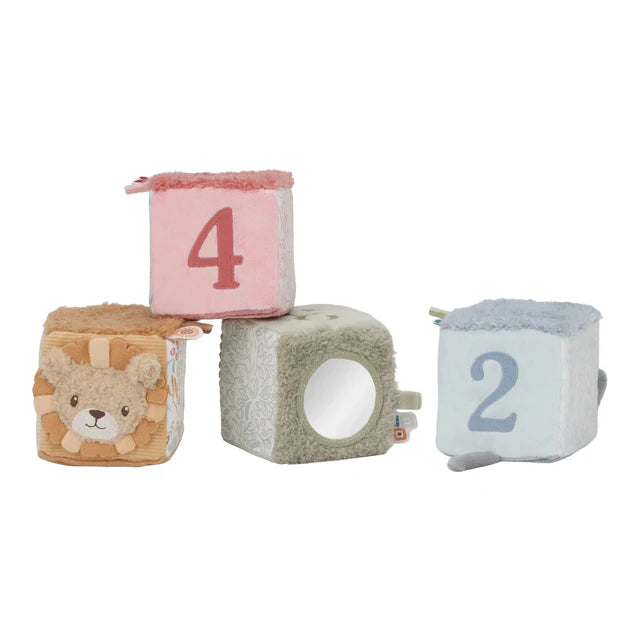 Little Dutch - Set 4 cubi morbidi Safari