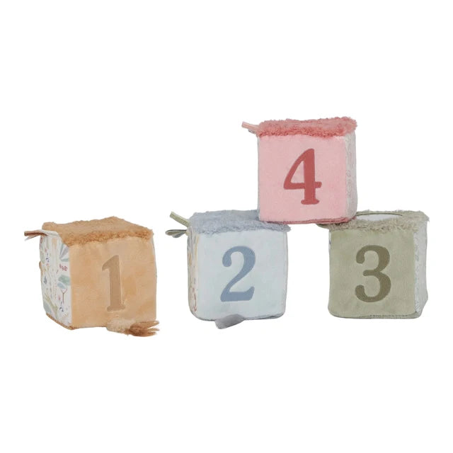 Little Dutch - Set 4 cubi morbidi Safari