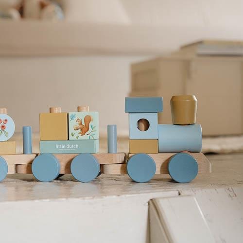 Little Dutch - Trenino con costruzioni forest friends