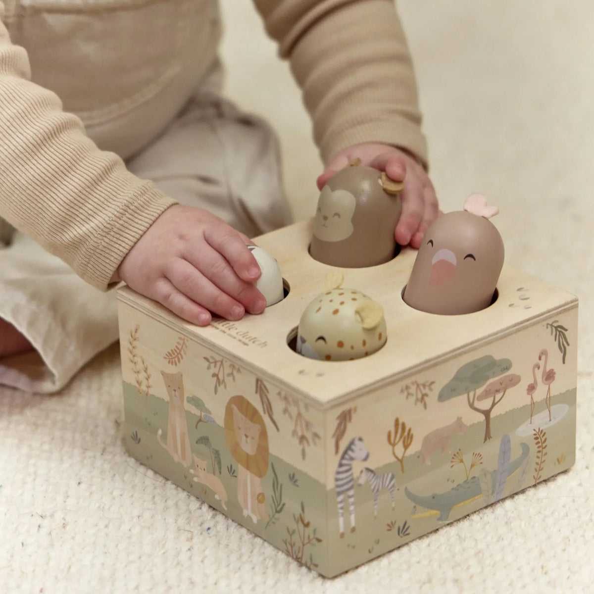 Little Dutch - Gioco pop-up in legno Safari