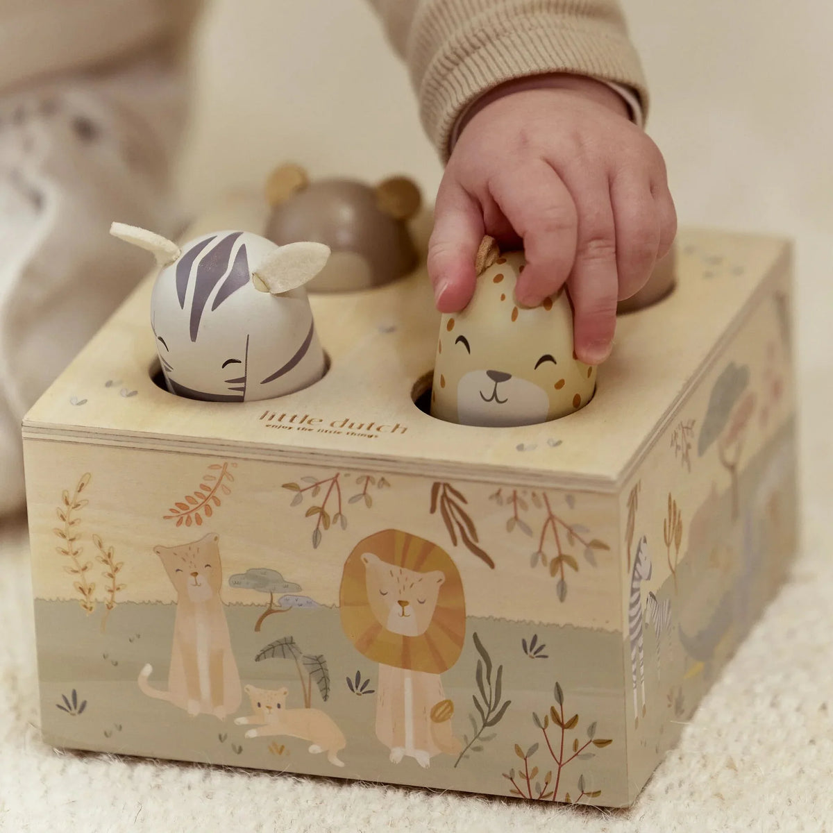 Little Dutch - Gioco pop-up in legno Safari