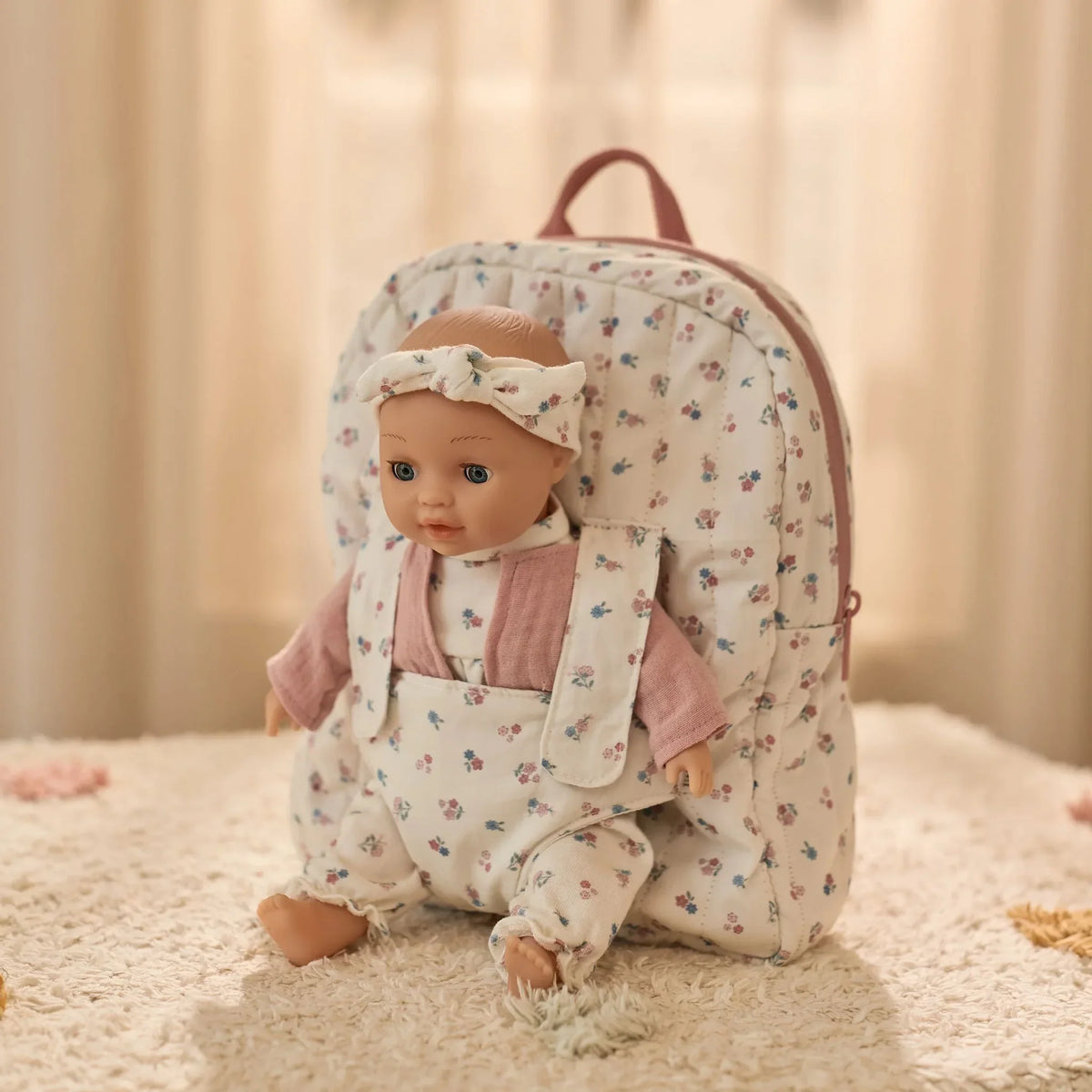 Little Dutch - Zainetto con marsupio per bambole