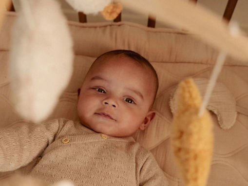 Little Dutch - Giostrina musicale in legno baby bunny e little goose