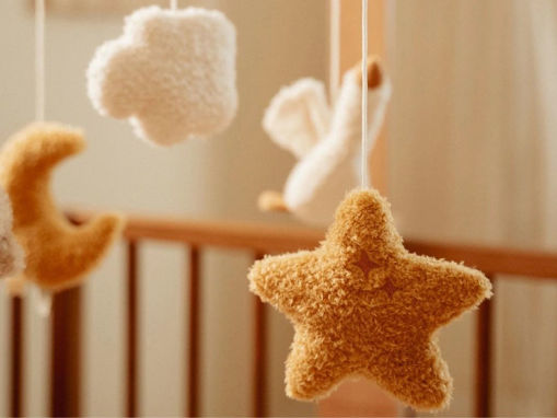 Little Dutch - Giostrina musicale in legno baby bunny e little goose