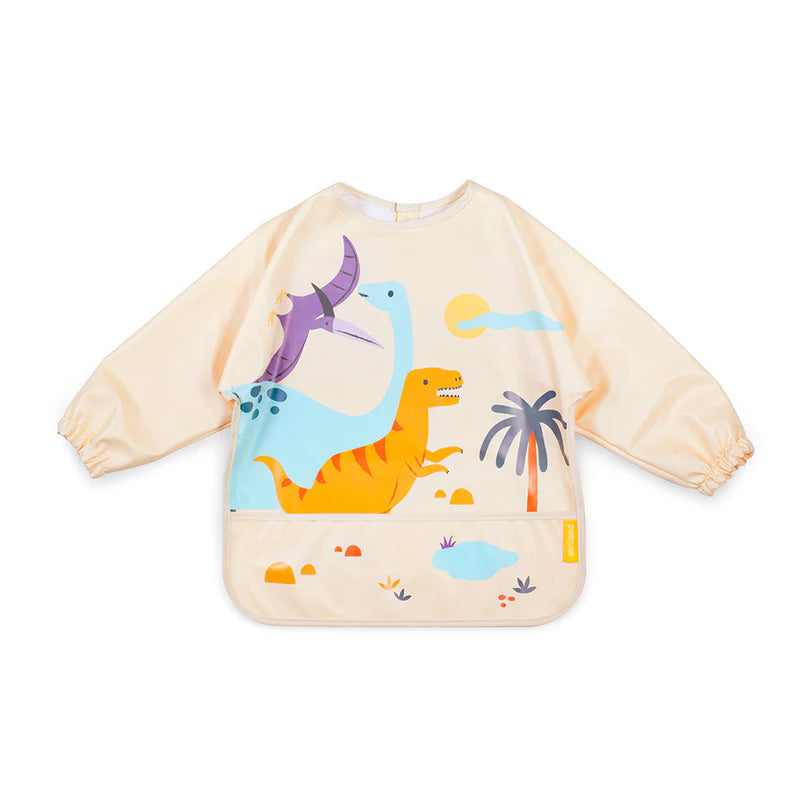 Miniland - Bavaglino maniche lunghe Jurassic