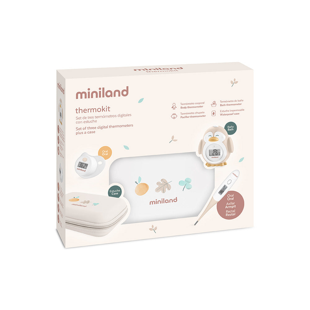 Miniland - Set di 3 termometri con astuccio Valencia – nella confezione originale