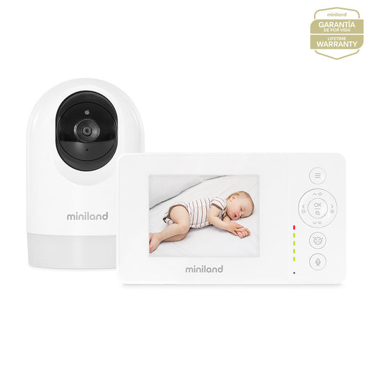 Miniland - Digimonitor 3.5 Easy – videocamera e monitor su sfondo bianco