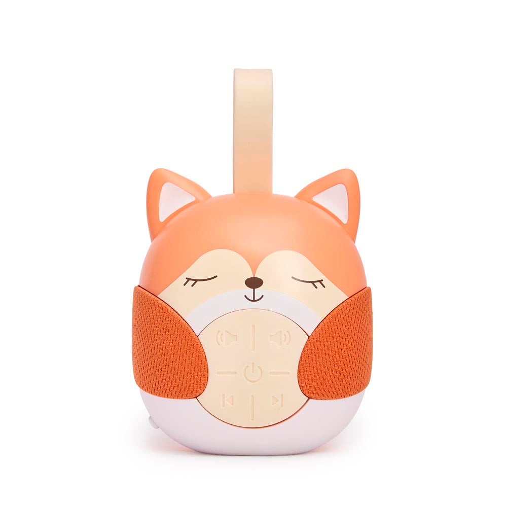 Miniland - Foxy dreamer portatile – dispositivo a rumore bianco a forma di volpe su sfondo bianco