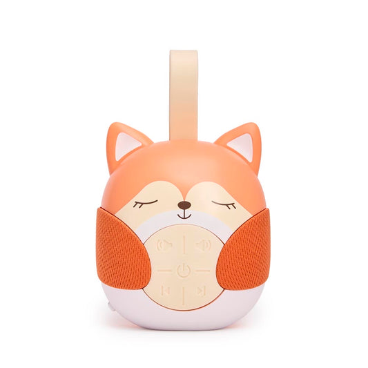 Miniland - Foxy dreamer portatile – dispositivo a rumore bianco a forma di volpe su sfondo bianco