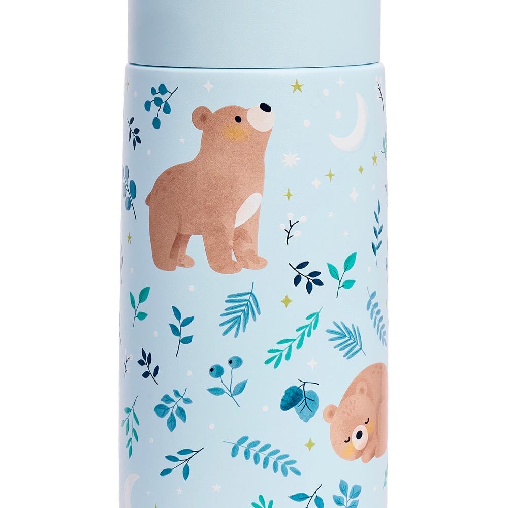 Miniland - Thermos per liquidi Bear da 500ml – dettaglio della fantasia con orsetti