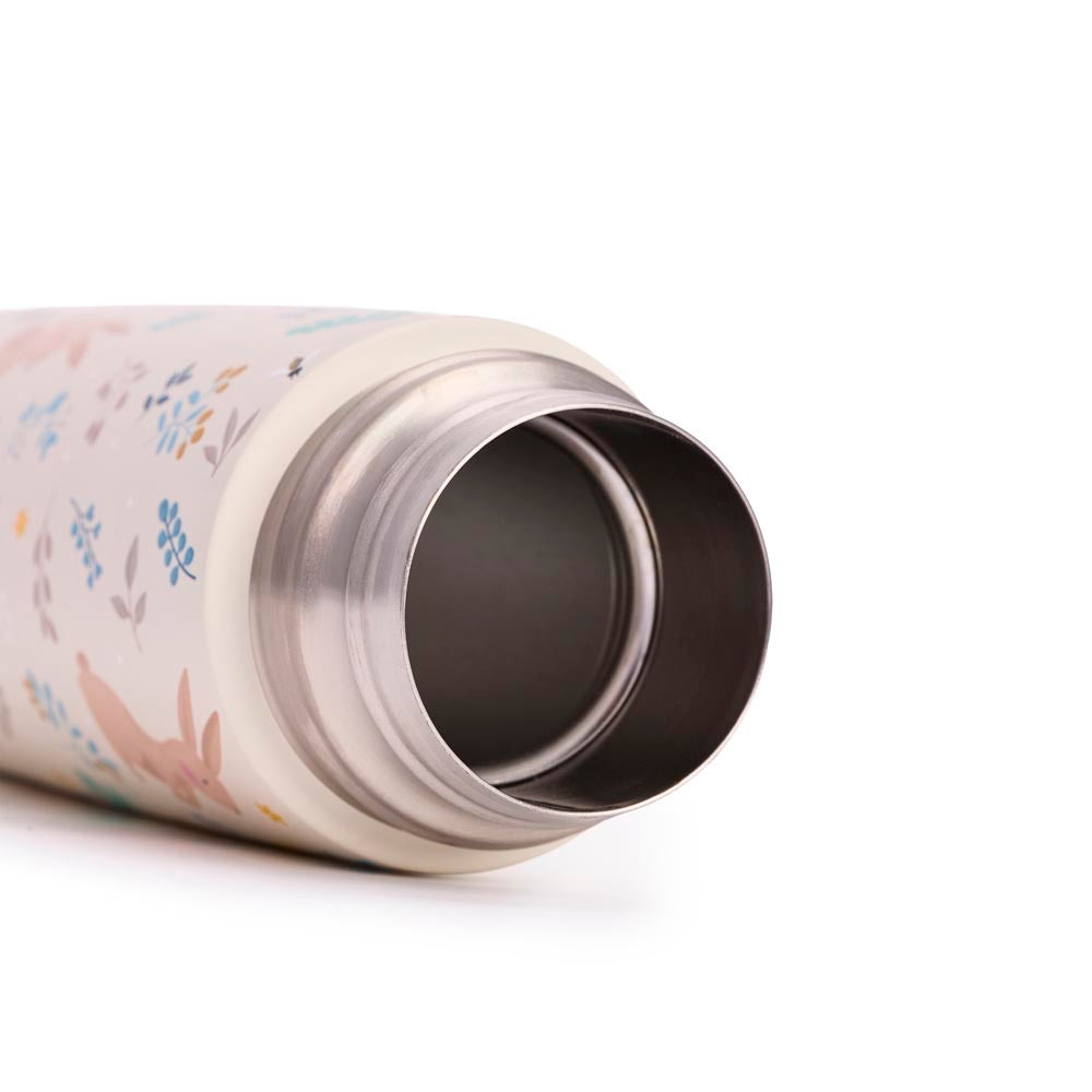 Miniland - Thermos per liquidi Rabbit da 500ml – dettaglio dell'interno in acciaio inox
