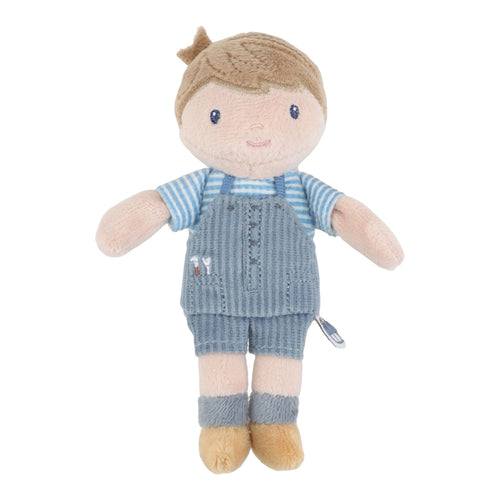 Little Dutch - Bambola morbida Jim 10cm – bambola intera su sfondo bianco
