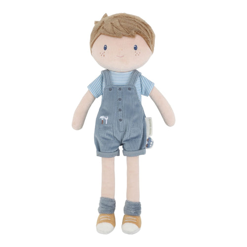 Little Dutch - Bambola morbida Jim 35cm – bambola intera su sfondo bianco