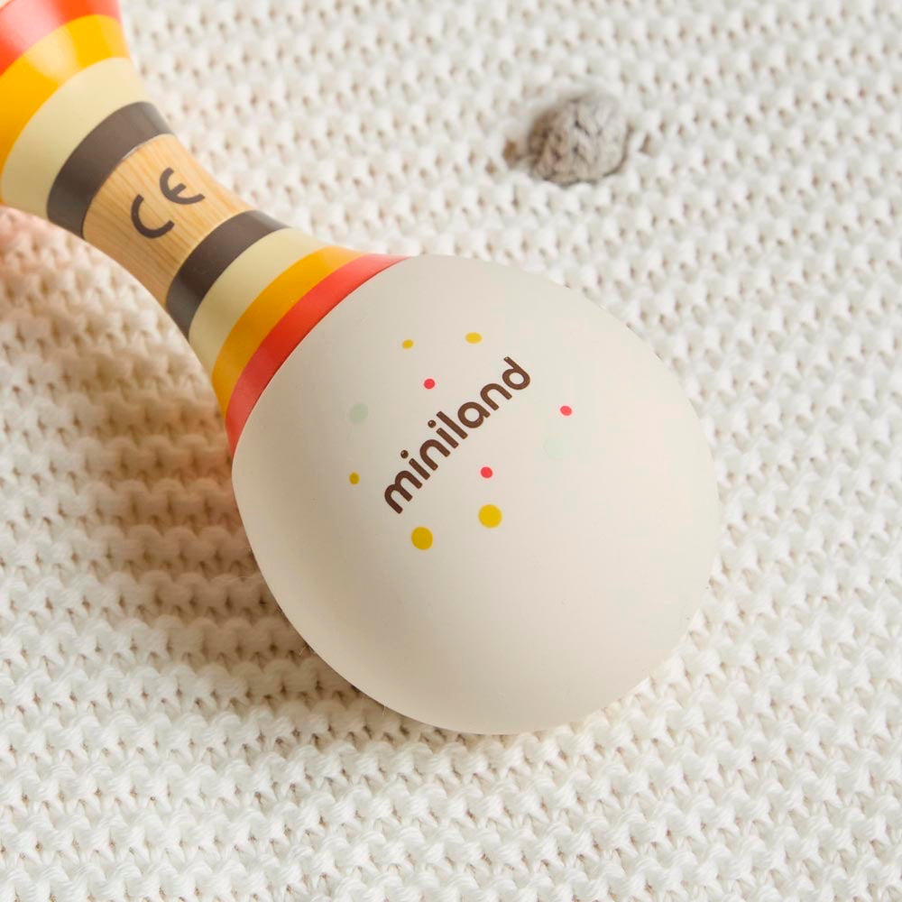 Miniland - Soft duo rattle – dettaglio del sonaglio