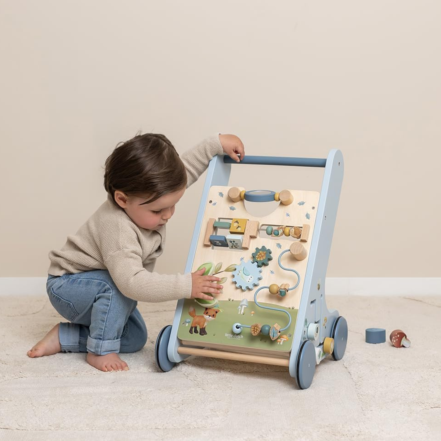Little Dutch - Carrettino primi passi Forest friends