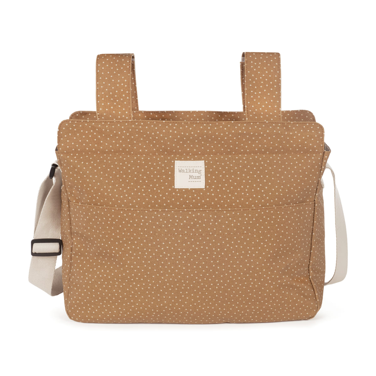 Walking Mum - Borsa fasciatoio pois poppy cannella