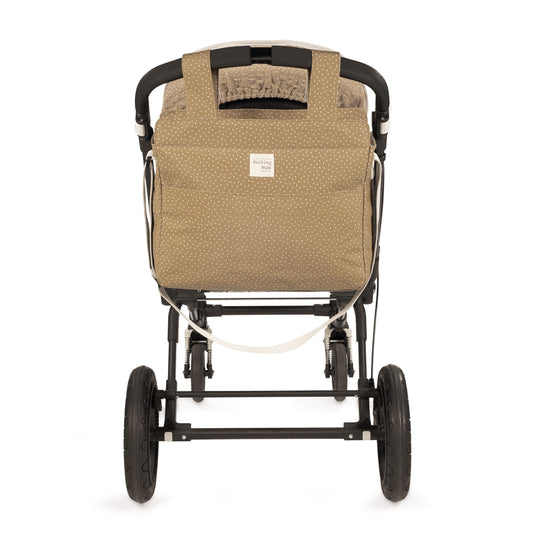 Walking Mum - Borsa fasciatoio pois poppy cannella