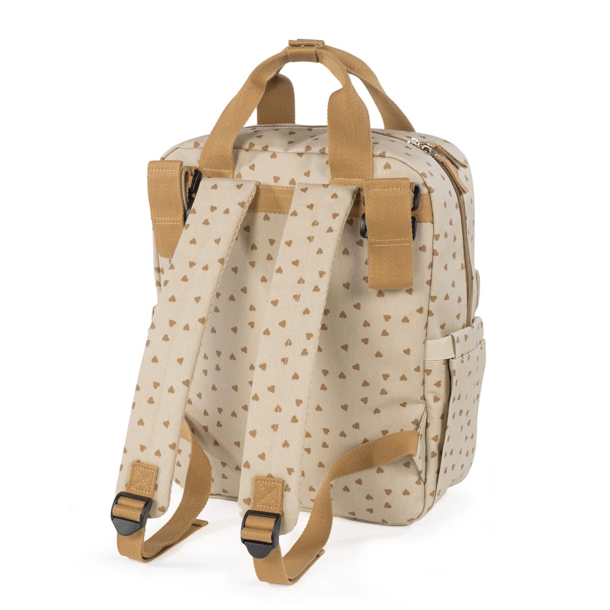 Walking Mum - Zaino cuori poppy cannella