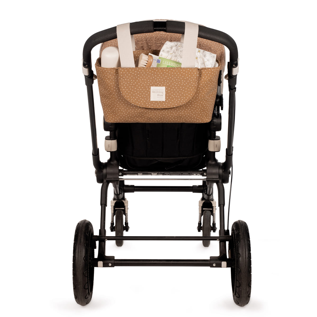 Walking Mum - Organizer passeggino Pois Poppy Cannella